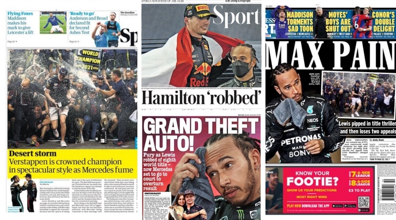 Hamilton "scippato" del titolo: la stampa inglese attacca la Formula 1