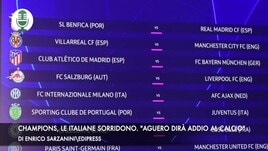 Sorteggio Champions, le italiane sorridono. "Aguero dirà addio al calcio"