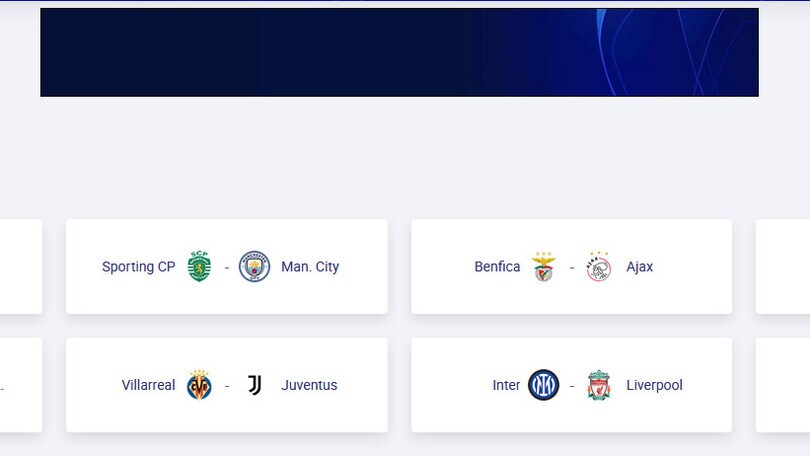 Champions League, agli ottavi Juve-Villarreal e Inter-Liverpool