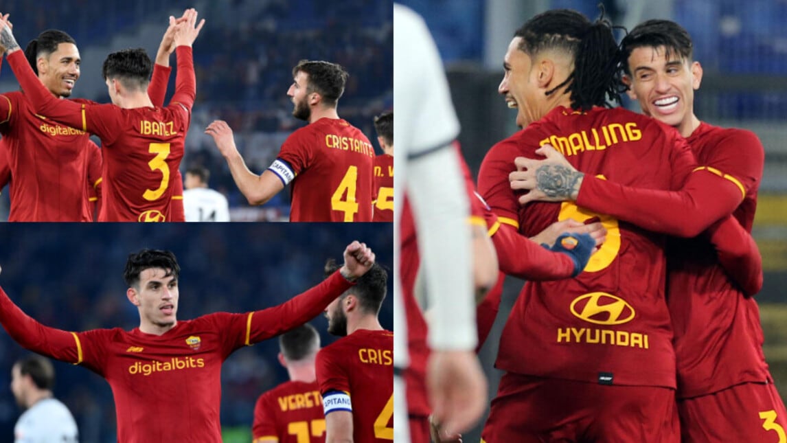 Roma trascinata dai difensori. Ibanez e Smalling stendono lo Spezia