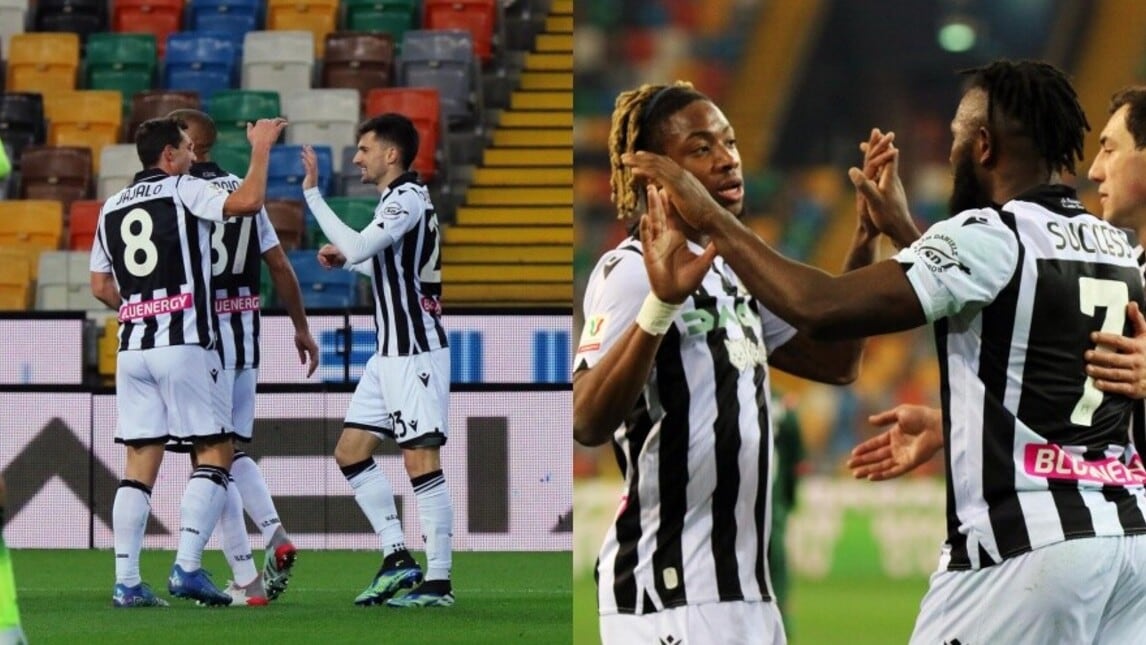 Coppa Italia, troppa Udinese per il Crotone: Cioffi agli ottavi