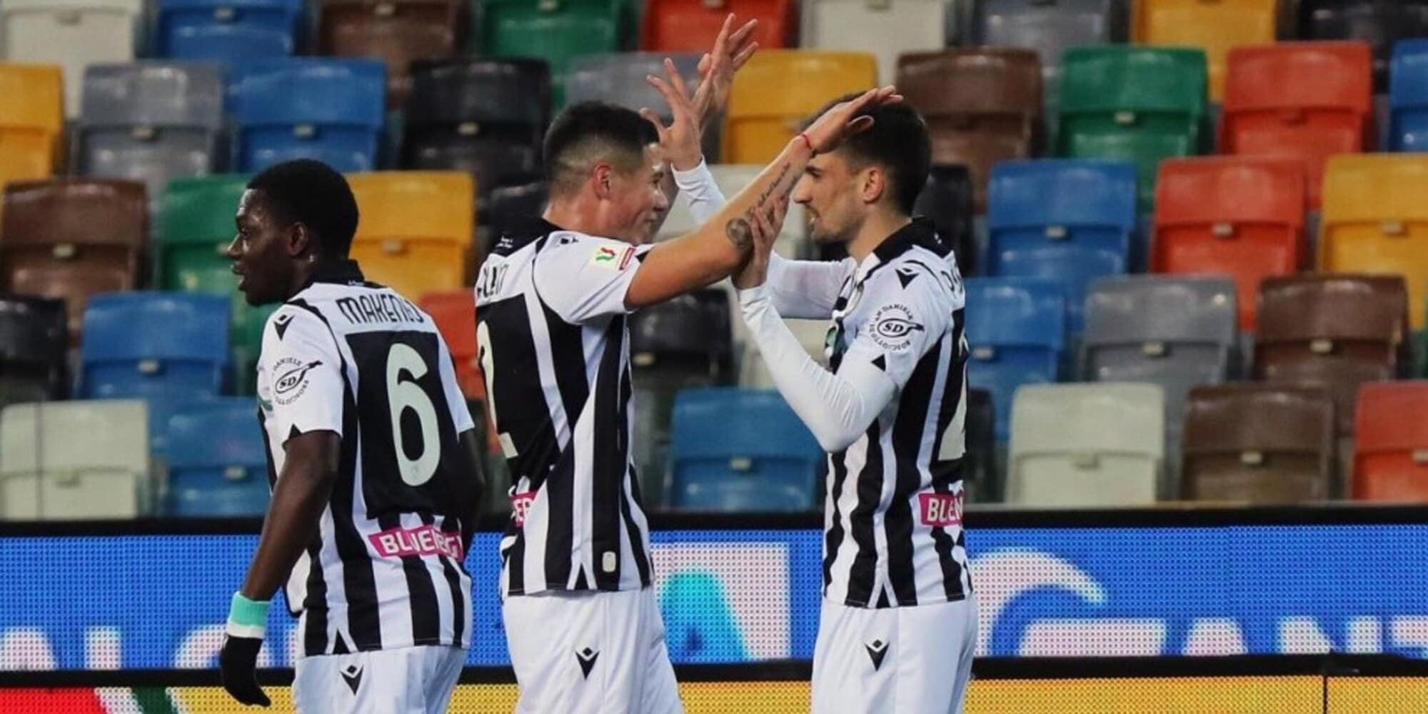 Coppa Italia, Udinese-Crotone 4-0: agli ottavi sarà sfida con la Lazio
