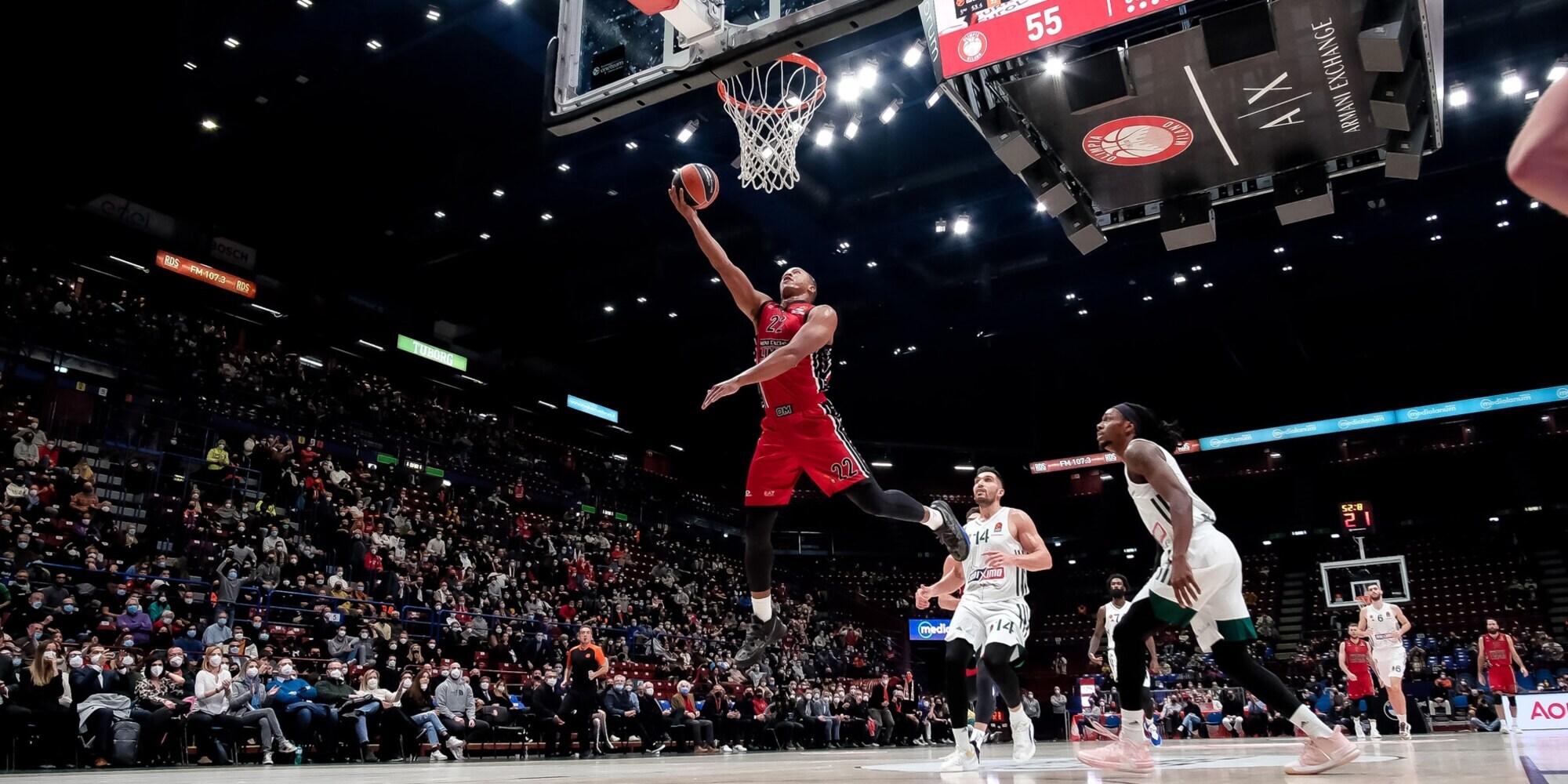 Basket, l'Euroleague maschile su Sky: Olimpia Milano-Real Madrid in 4K
