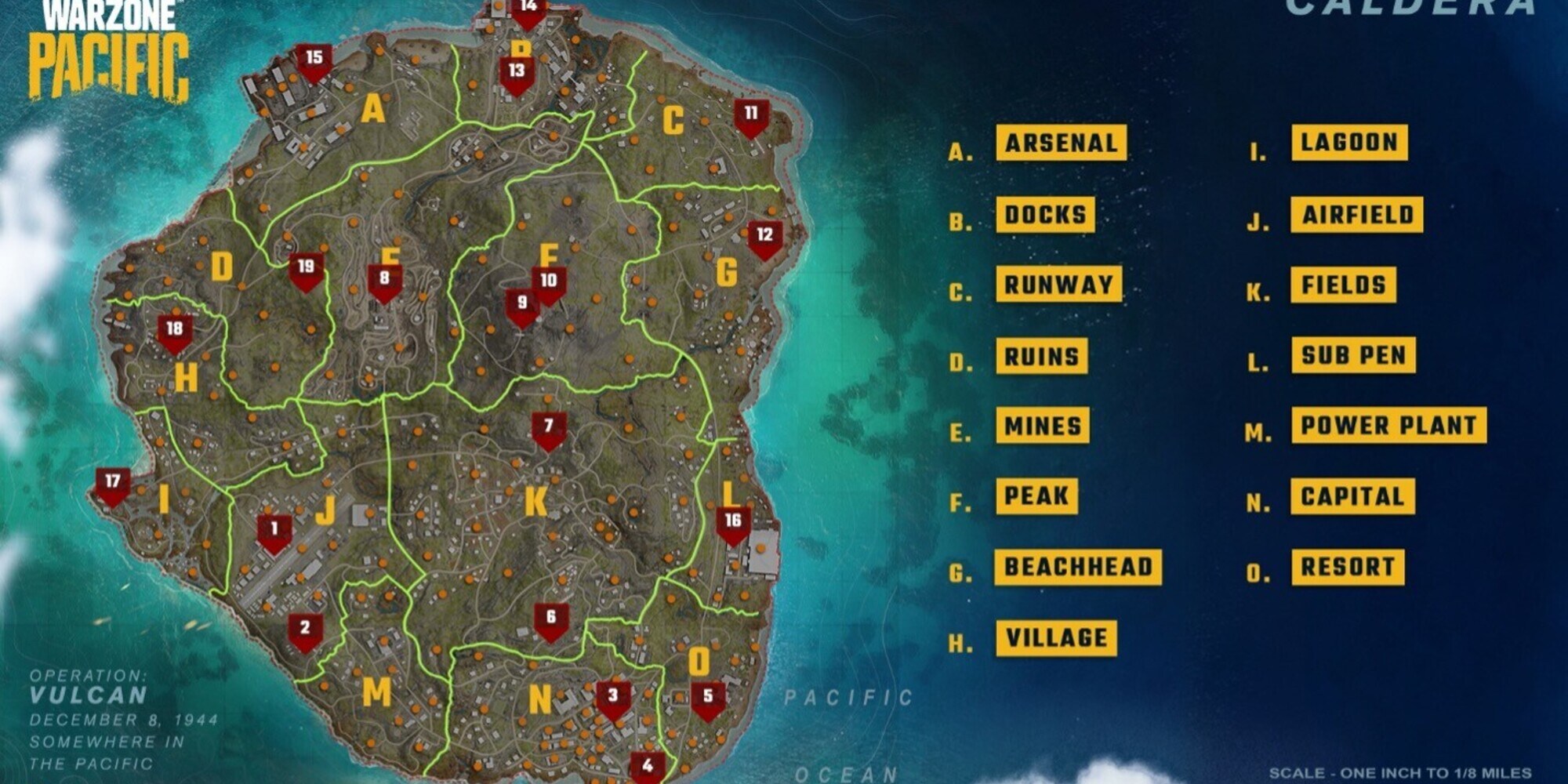 CoD Warzone: i 10 punti di atterraggio migliori su Caldera