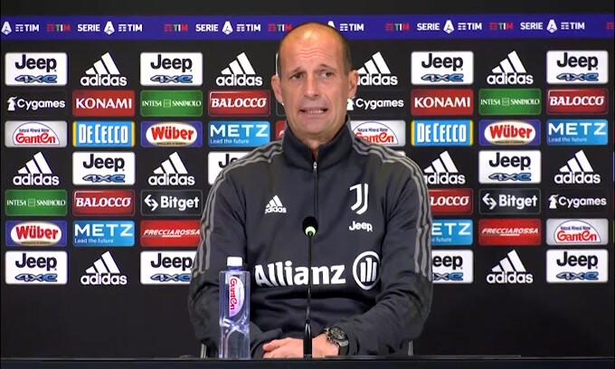 Allegri: "Dybala indisponibile, Kulusevski in panchina"