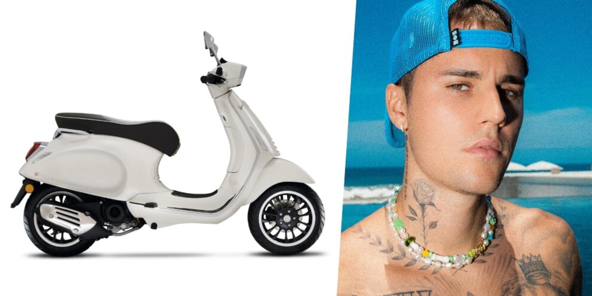 Vespa e Justin Bieber al lavoro per un nuovo modello nel 2022