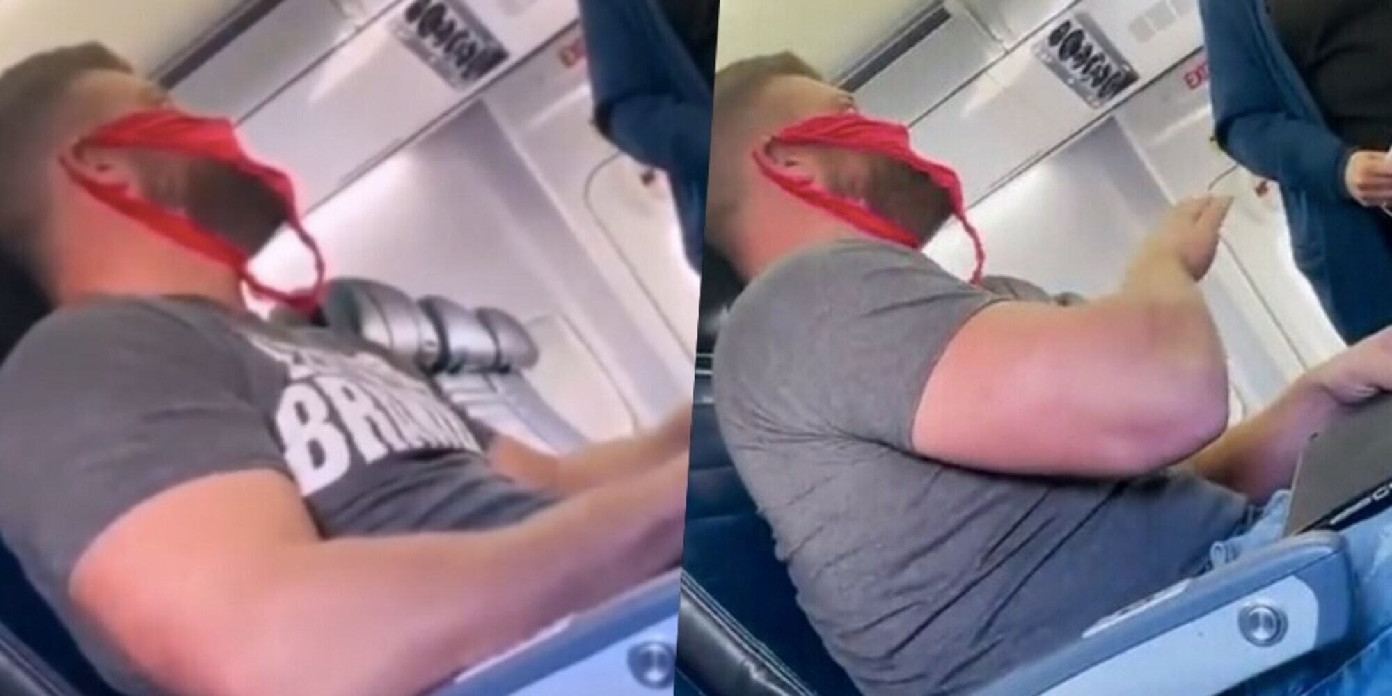 Clamoroso in Florida, uomo sale in aereo con un perizoma al posto della mascherina