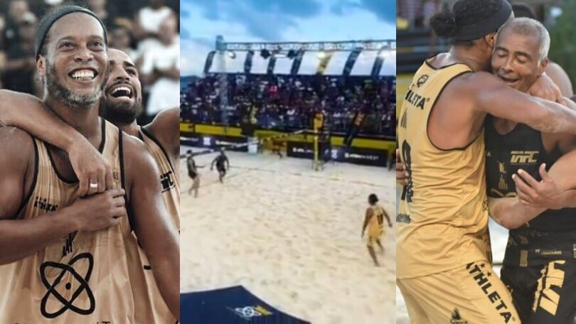 Ronaldinho, sfida stellare a footvolley con un ospite speciale!