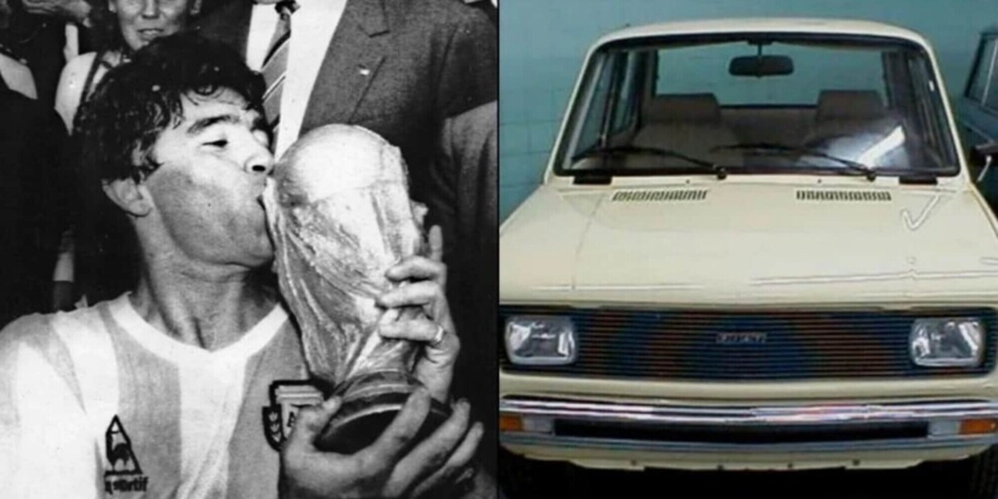 Maradona, all'asta la Fiat 128 dell'82: è stata la sua prima auto