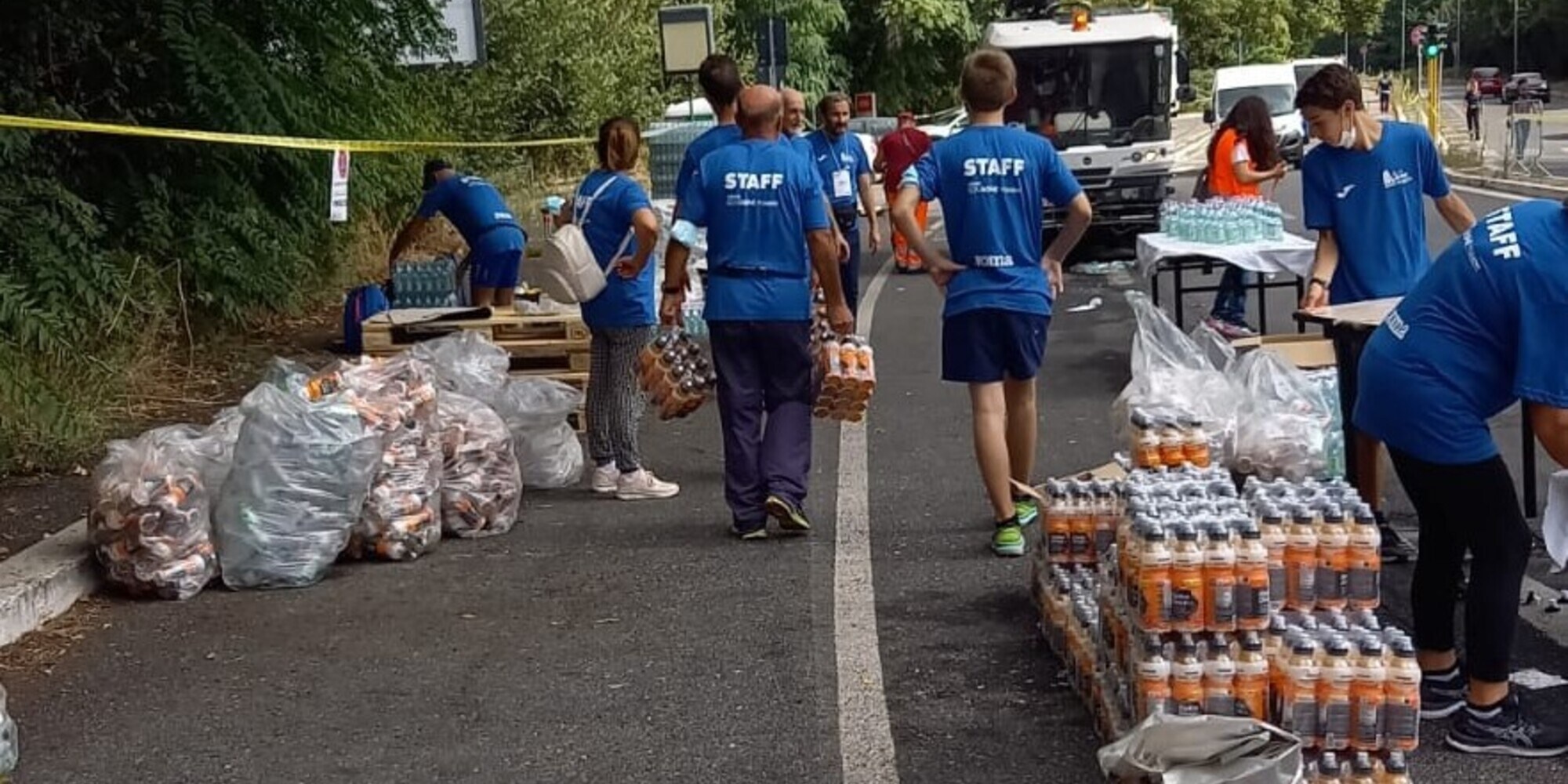 Niente sprechi a Run Rome the Marathon: con Banco Alimentare Roma ODV recuperate 23 tonnellate di cibo dopo la maratona