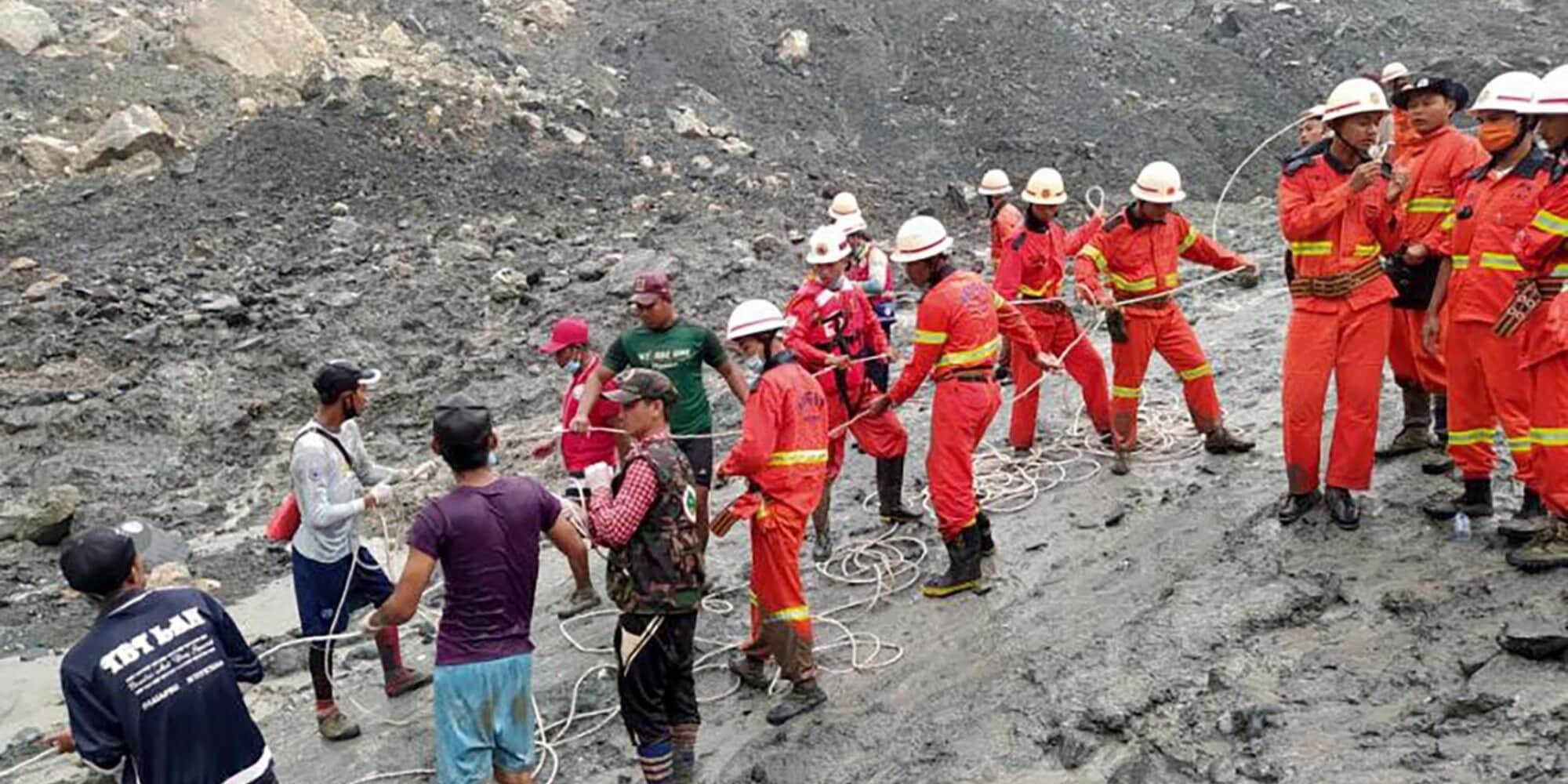 Myanmar, frana in una miniera: bilancio di 70 dispersi
