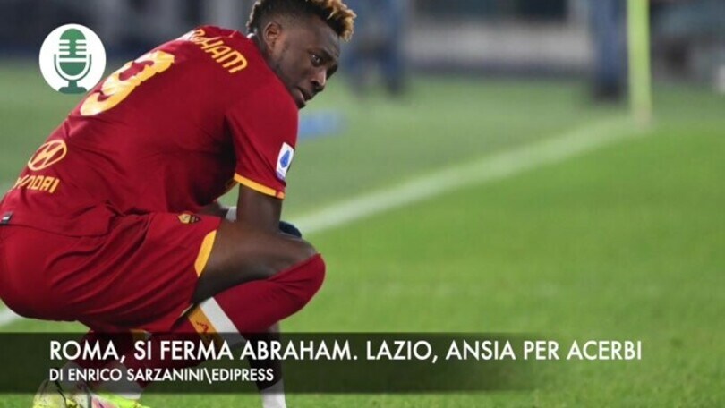 Roma, si ferma abraham. Lazio, ansia per Acerbi