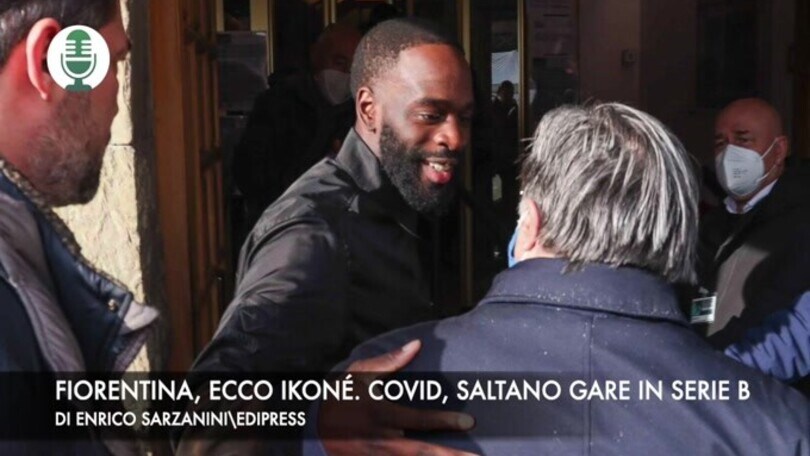 Fiorentina, ecco Ikonè. Covid, saltano gare in Premier e Serie B