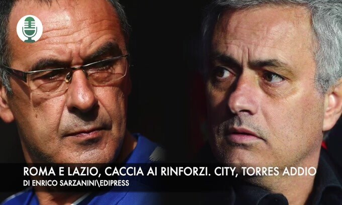 Roma e Lazio, caccia ai rinforzi. Il Manchester City saluta Torres