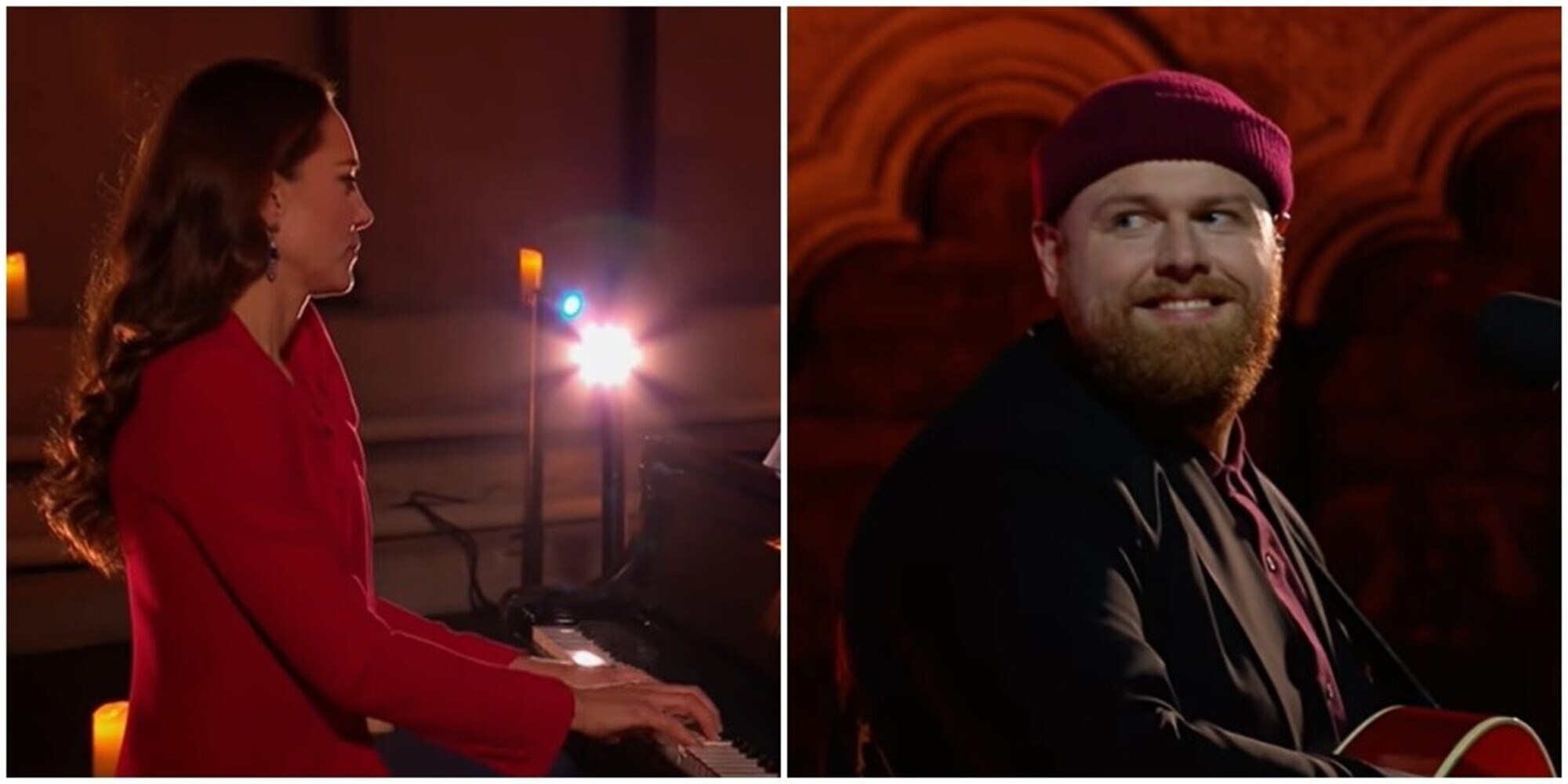 Kate Middleton al piano: duetto con Tom Walker per le vittime del Covid