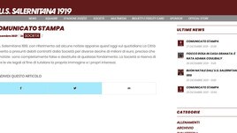 Furia Salernitana: "Nessun debito"