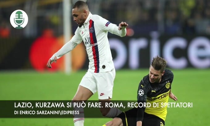 Lazio, Kurzawa si può fare. Roma, record di spettatori