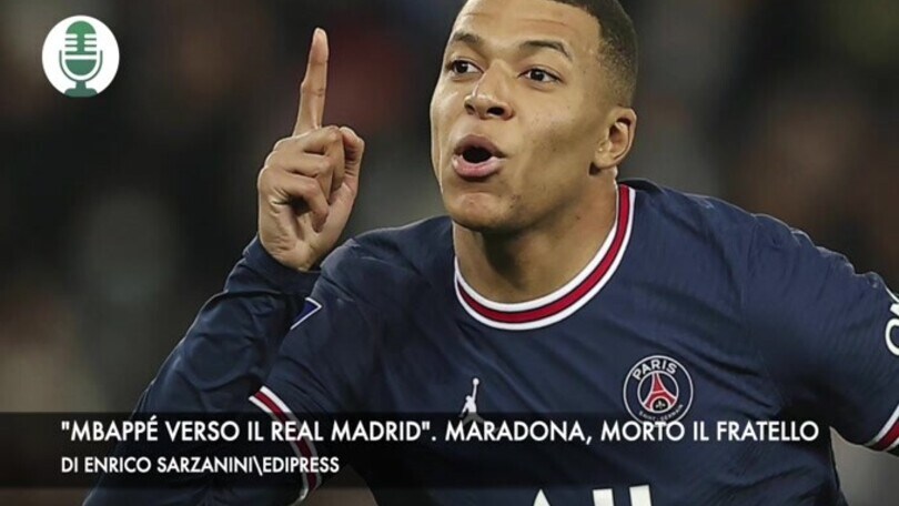 "Mbappé verso il Real Madrid". Maradona, morto il fratello Hugo