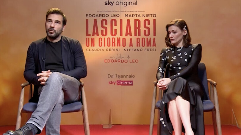 Lasciarsi un giorno a Roma, l'intervista a Edoardo Leo e Marta Nieto
