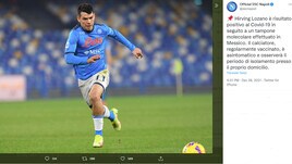 Napoli, Lozano positivo al Covid