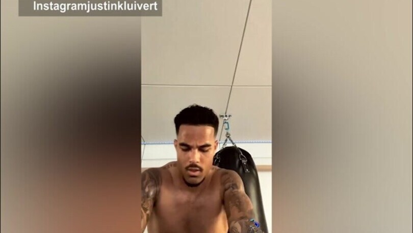 Roma, guarda l'ex Kluivert: l'olandese si allena duramente