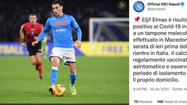 Napoli, altra tegola: Elmas positivo al Coronavirus