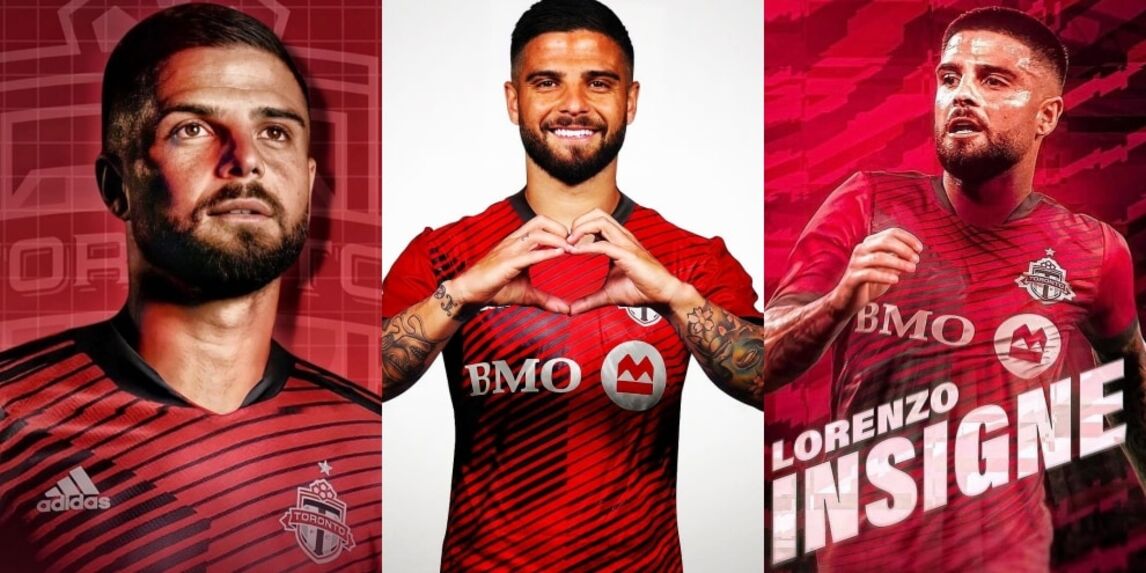 Napoli, Insigne con la maglia del Toronto sui social