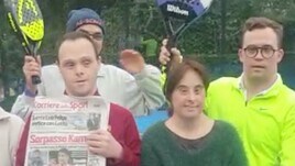 Padel, i ragazzi del Cortina Sporting Club ringraziano il Corriere dello Sport