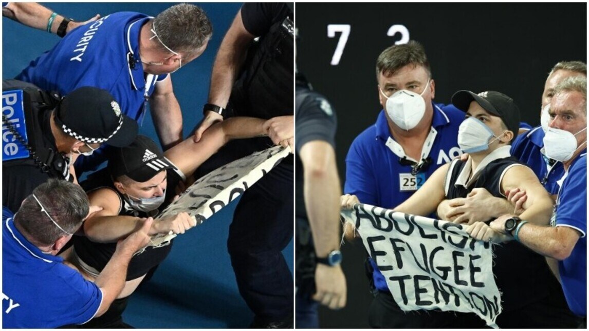 Australian Open, invasione di campo nella finale Nadal-Medvedev