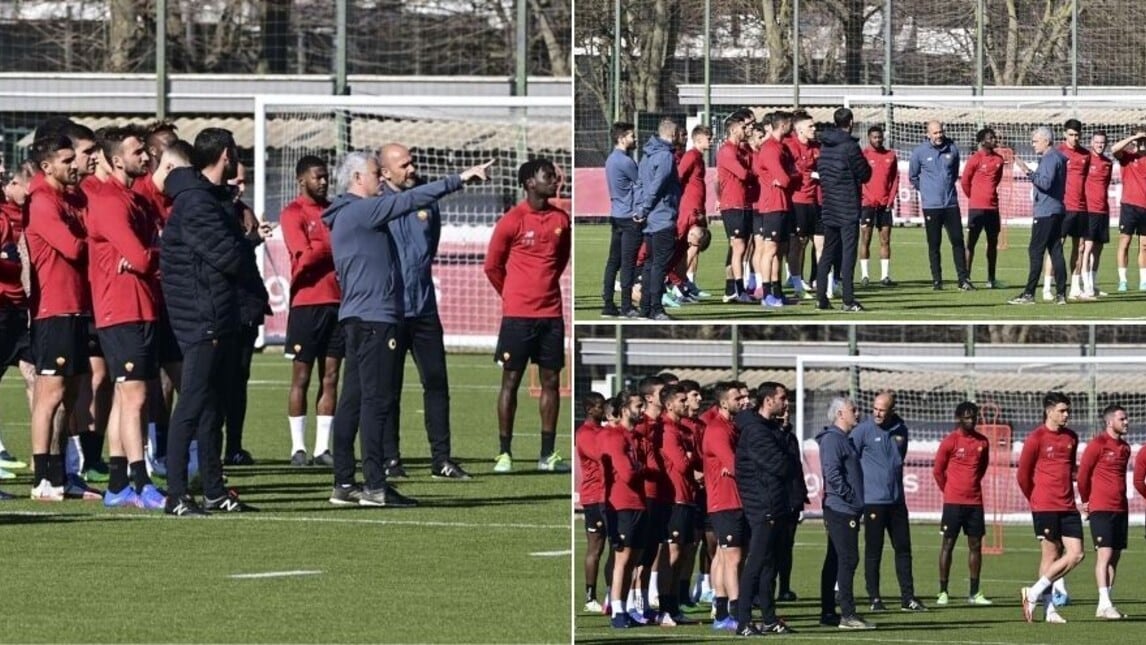 Mourinho prepara la Roma: lezione al maxischermo in vista del Genoa