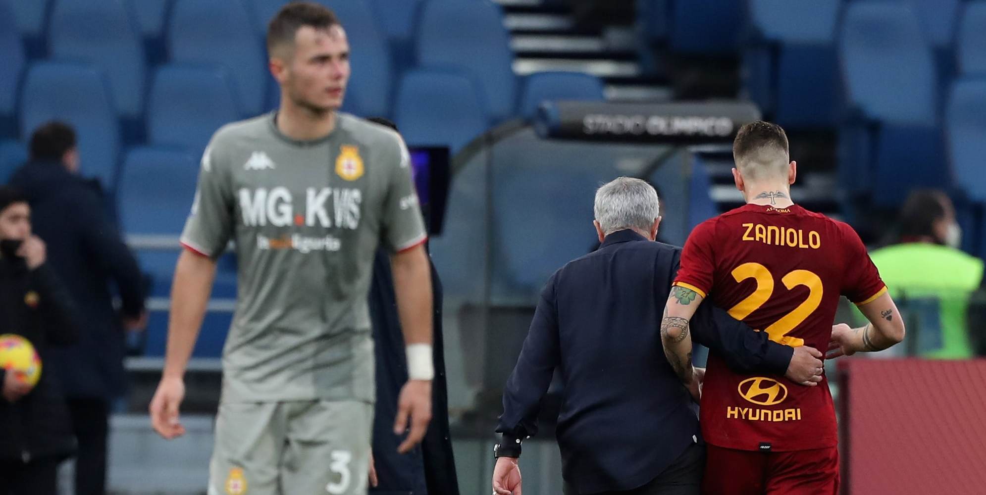 Roma-Genoa 0-0 tra le polemiche: Zaniolo segna al 90', ma Abisso annulla con il Var