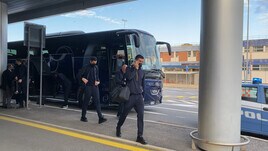 Roma, Lorenzo Pellegrini è partito con la squadra per Milano