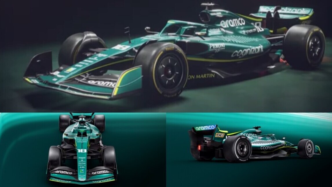 Aston Martin, ecco la nuova AM22 che guideranno Vettel e Stroll nel 2022