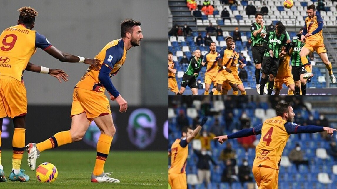 Cristante beffa il Sassuolo al 94': la Roma strappa il 2-2 al Mapei
