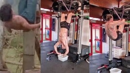 Ibrahimovic come Jackie Chan: l'allenamento alla sbarra è super!