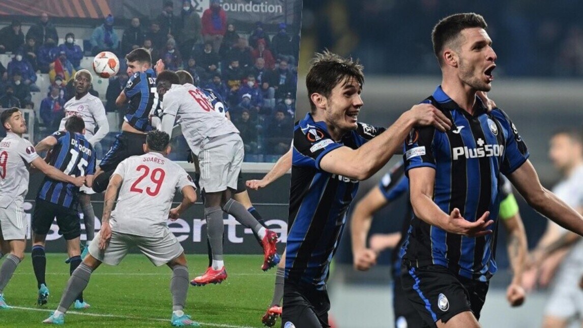 Djimsiti show, doppietta da bomber: l'Atalanta rimonta l'Olympiacos