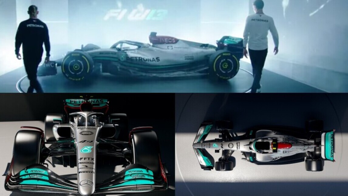 Ecco la nuova Mercedes W13, l'arma d'argento di Hamilton e Russell