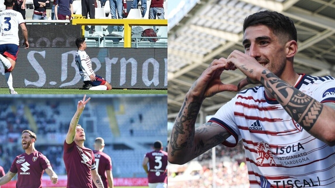 Deiola-Bellanova, show Cagliari: al Torino non basta Belotti