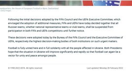 Ufficiale, la Russia esclusa dai Mondiali di Qatar 2022