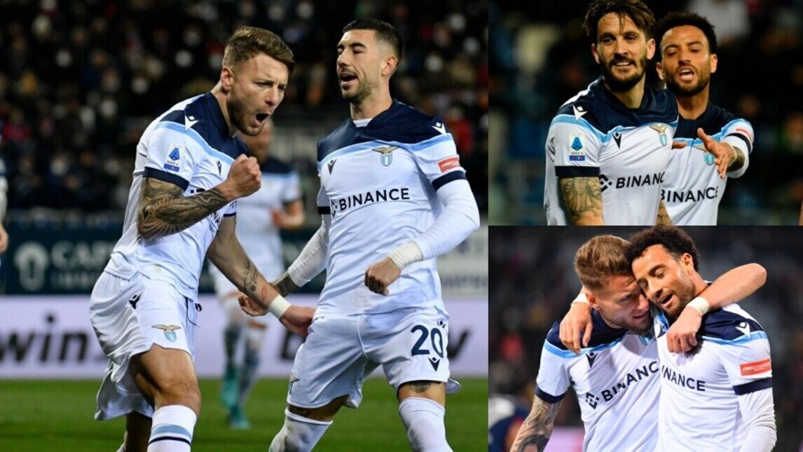 Lazio nel segno di Immobile-Luis Alberto e Felipe: Cagliari ko