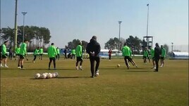 Inter, torello pre Liverpool nella rifinitura ad Appiano