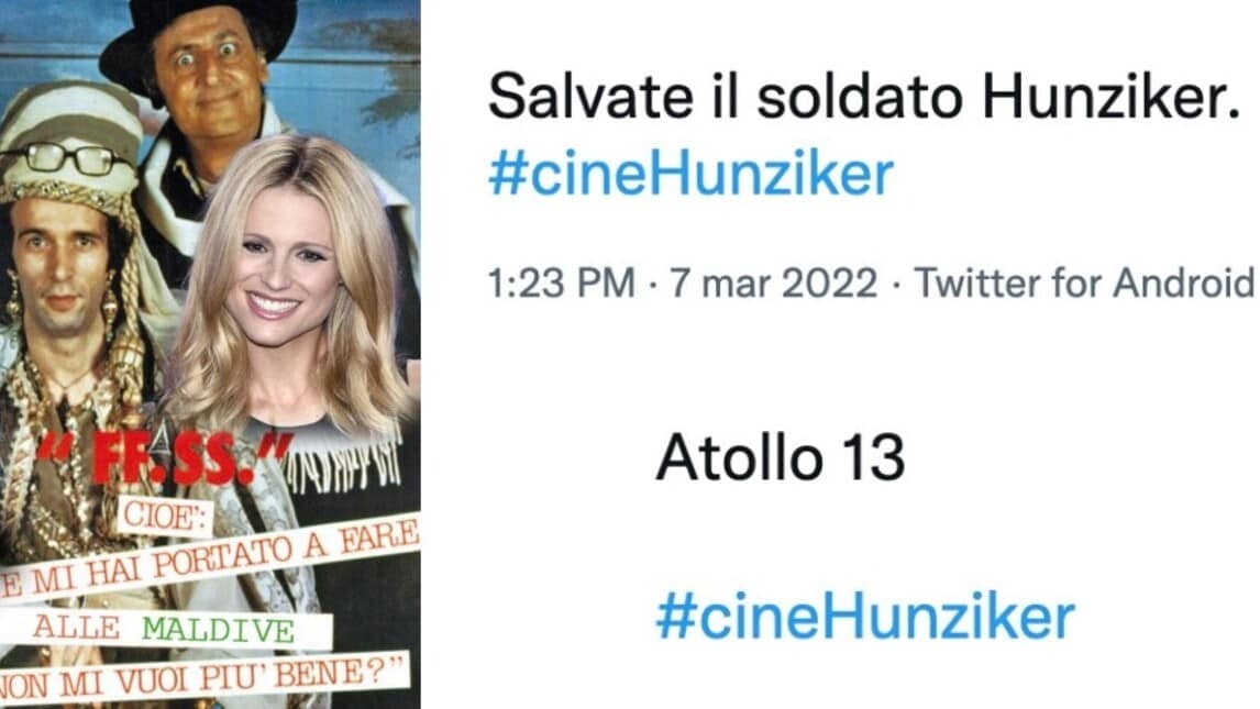 #CineHunziker, la polemica su Michelle diventa ironia sui social