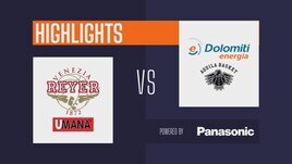 Umana Reyer Venezia 72-65	Dolomiti Energia Trentino