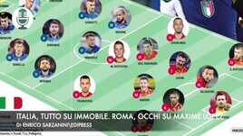 Italia, tutto su Immobile. Roma, occhi su Maxime Lopez