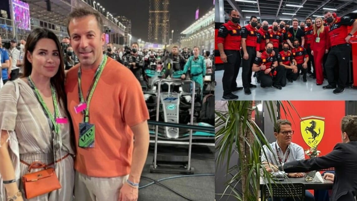 Del Piero, Capello, i Black Eyed Peas e tanti altri: quanti vip al GP d'Arabia Saudita