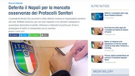 Juve-Napoli, quarantena non rispettata: De Laurentiis ed il club deferiti