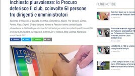 Caso plusvalenze, procura Figc deferisce Juve e Napoli con altri 9 club