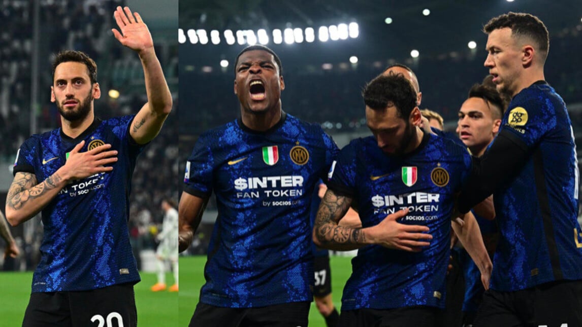 Calhanoglu decisivo su rigore: l'Inter vince in casa della Juve