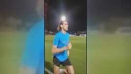 Tamberi è instancabile, si allena anche di notte…