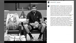 L'annuncio social di Berrettini: "Salto Montecarlo, Madrid e Roma"